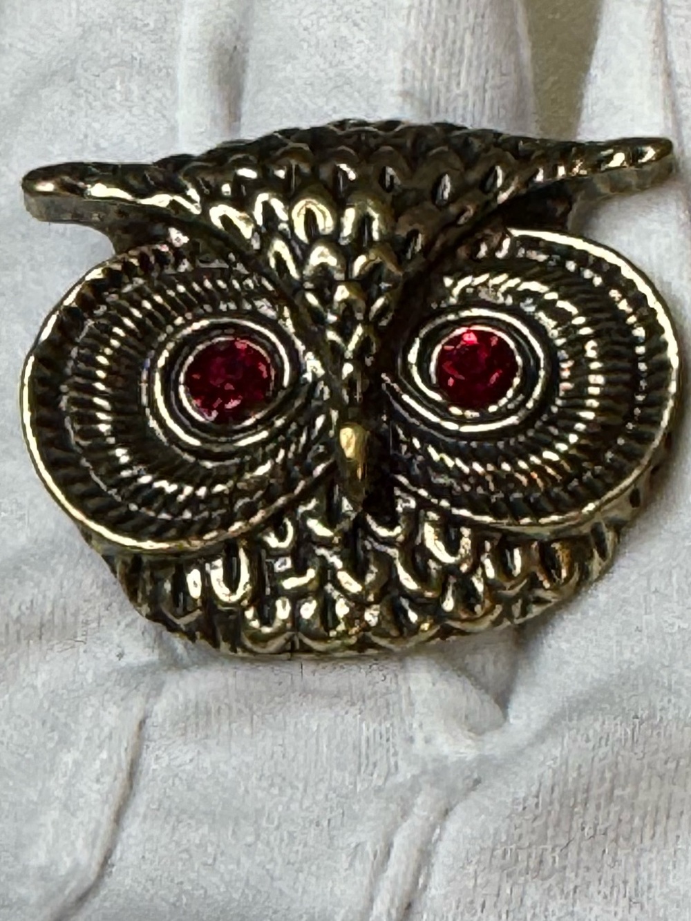 Vintage Owl Statement Ring